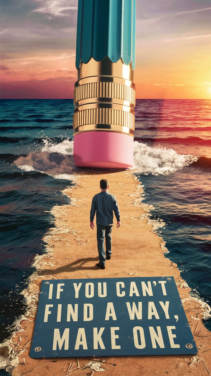 Floating Background Poster